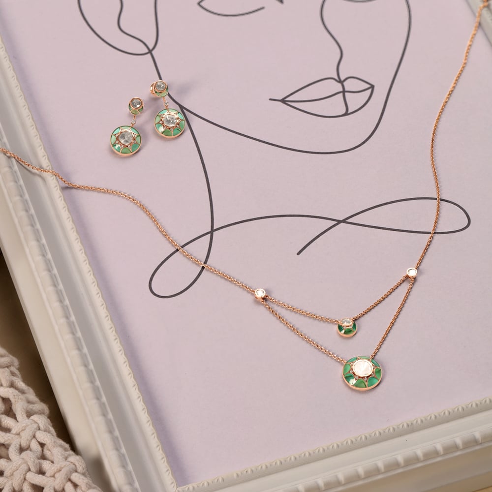Playful Web Necklace Set,,hi-res image number null