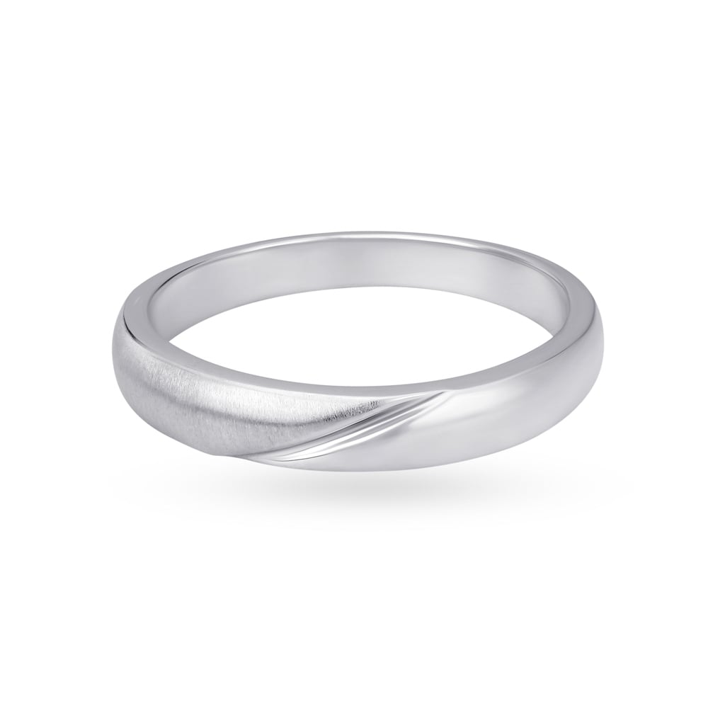 Chic Platinum Finger Band,,hi-res image number null