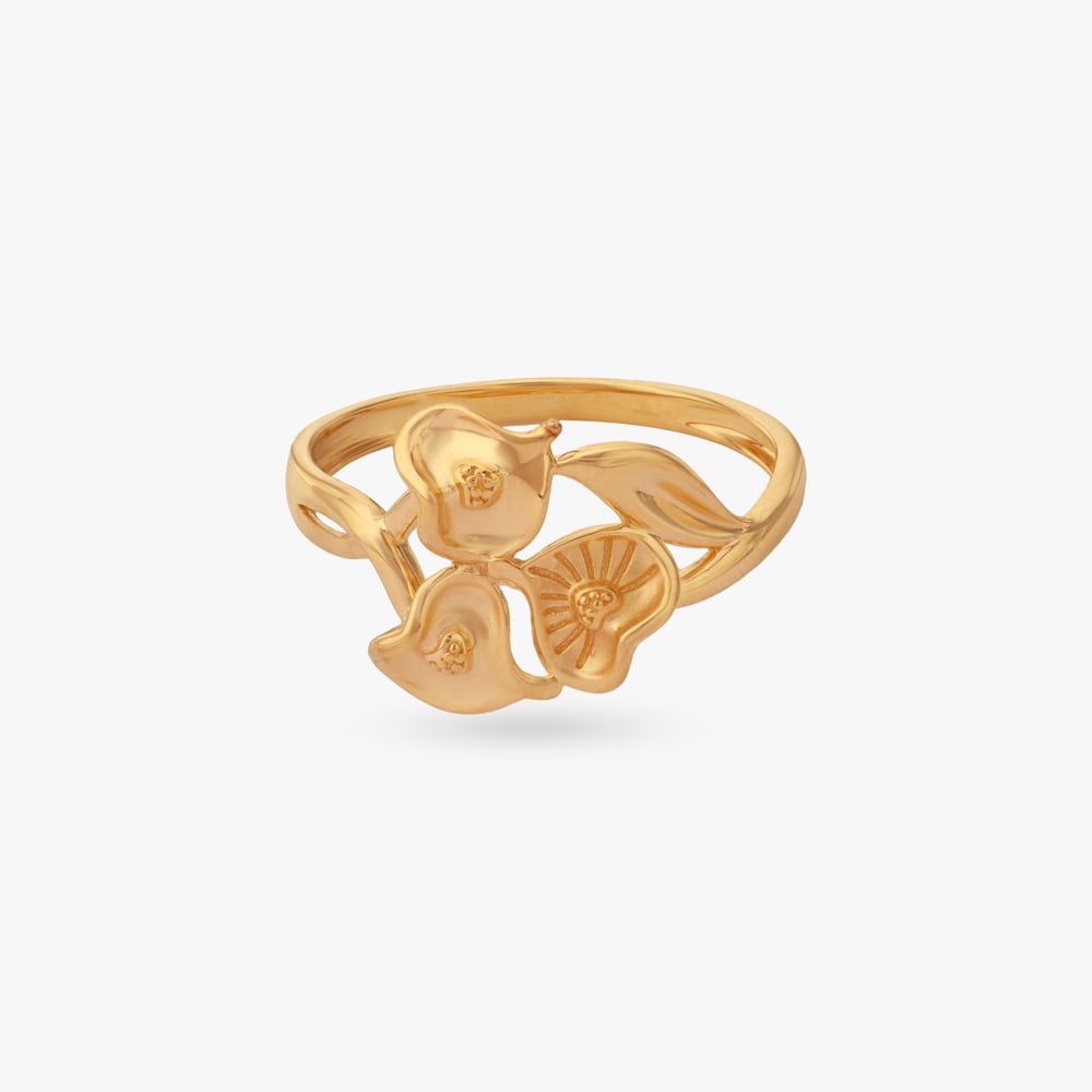 Lily Bloom Gold Ring,,hi-res image number null