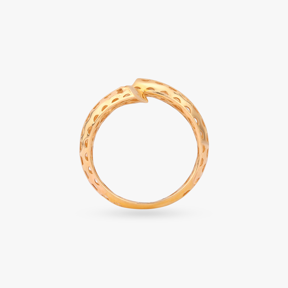 Bold Arc Gold Ring,,hi-res image number null