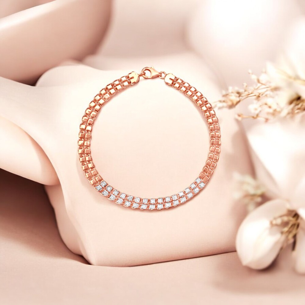 Gleaming Grid Diamond Bracelet,,hi-res image number null