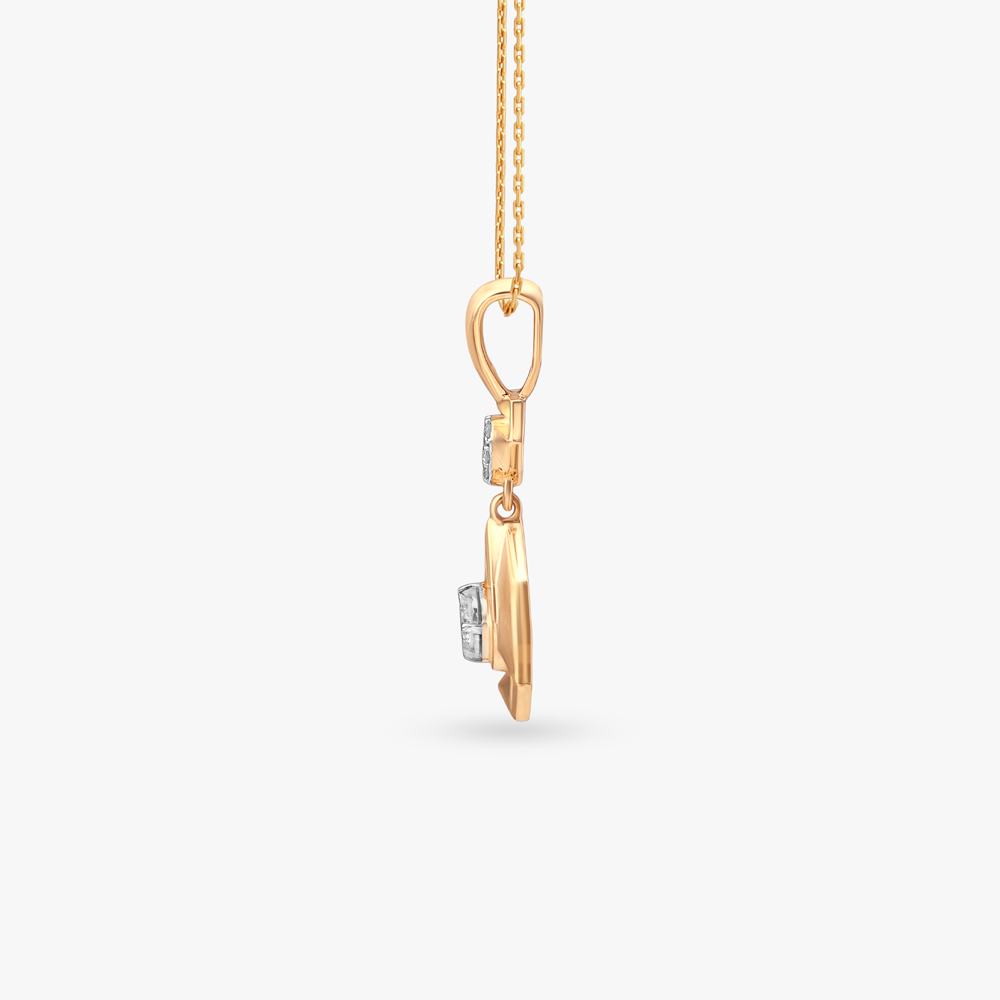 Vertex Flow Diamond Pendant,,hi-res image number null