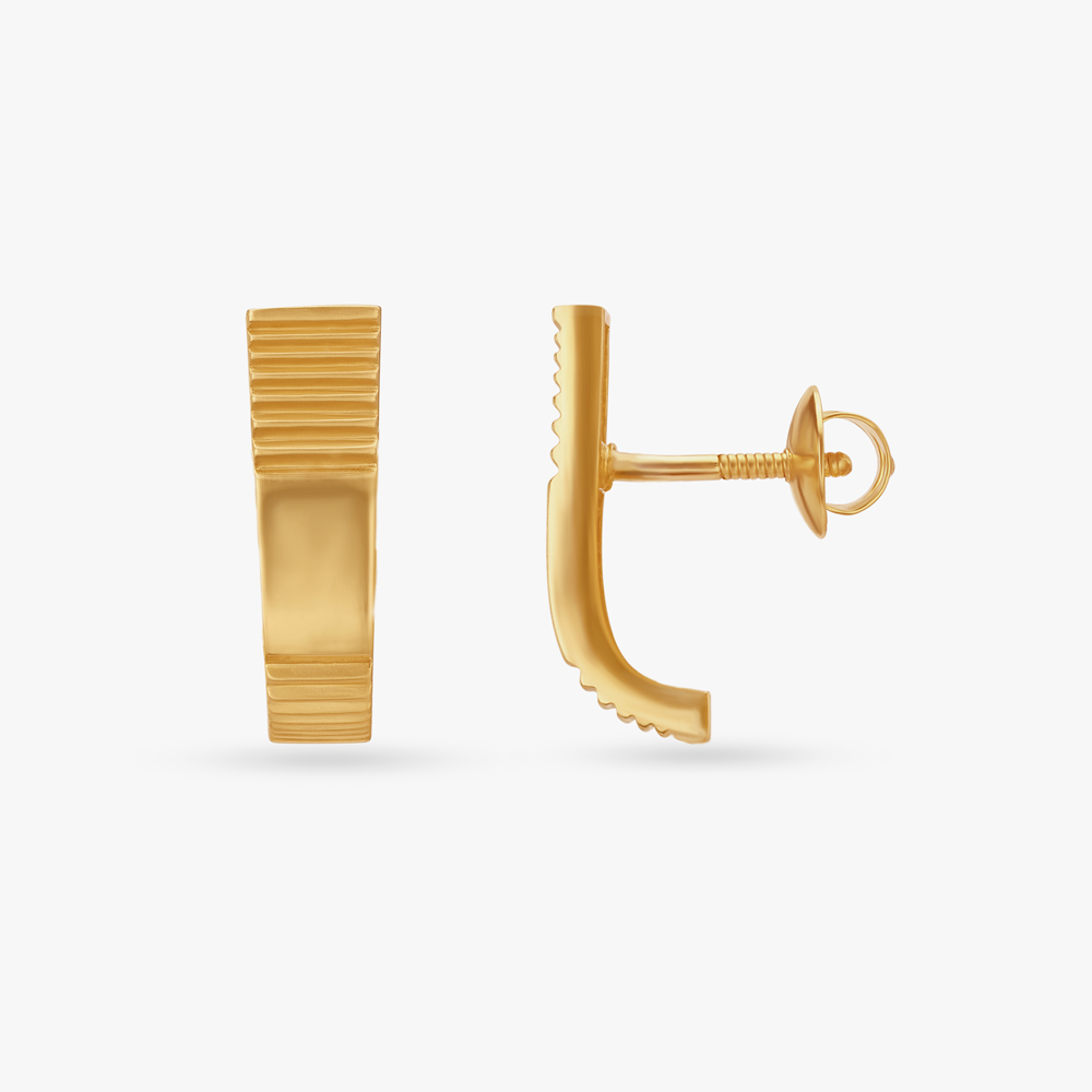 Circle Play Gold Earrings,,hi-res image number null