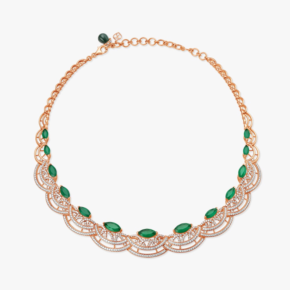 Interlaced Wonders Diamond Necklace Set,,hi-res image number null