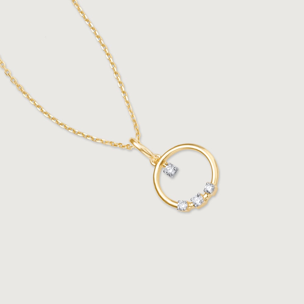 Twinkling Loop Diamond Pendant,,hi-res image number null