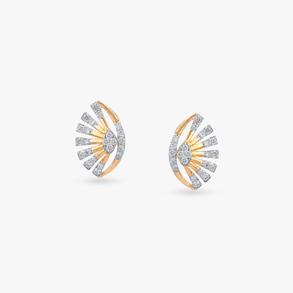 Delicate Gleam Diamond Pendant and Earrings Set,,hi-res image number null