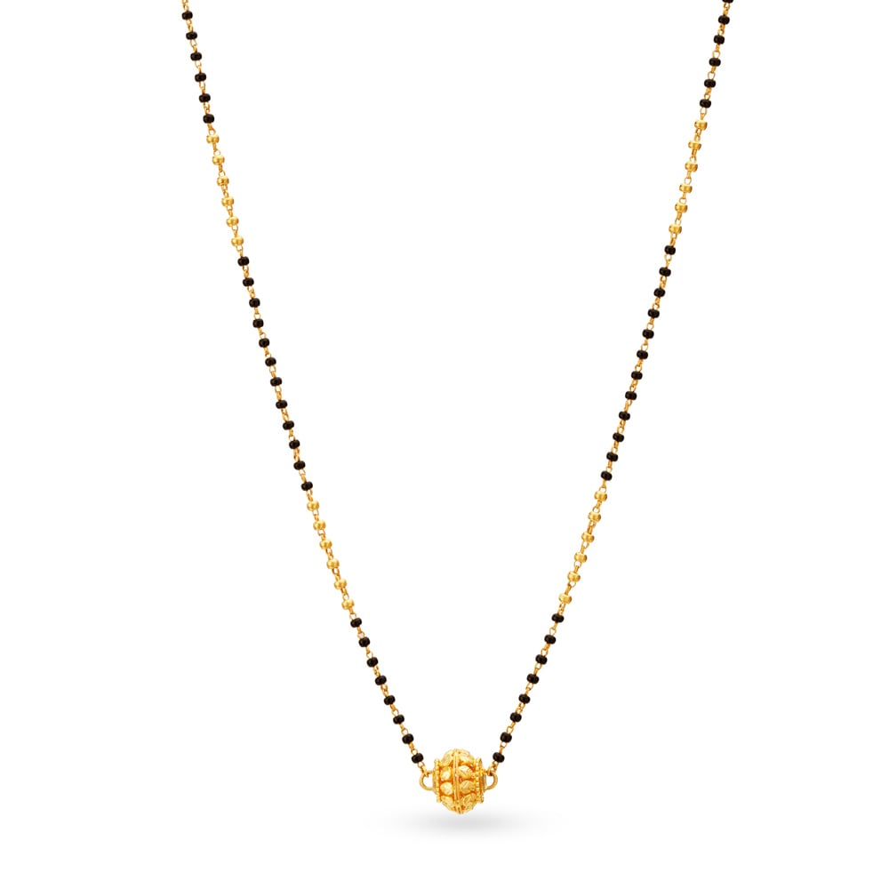 Brilliant Spherical Mangalsutra,,hi-res image number null