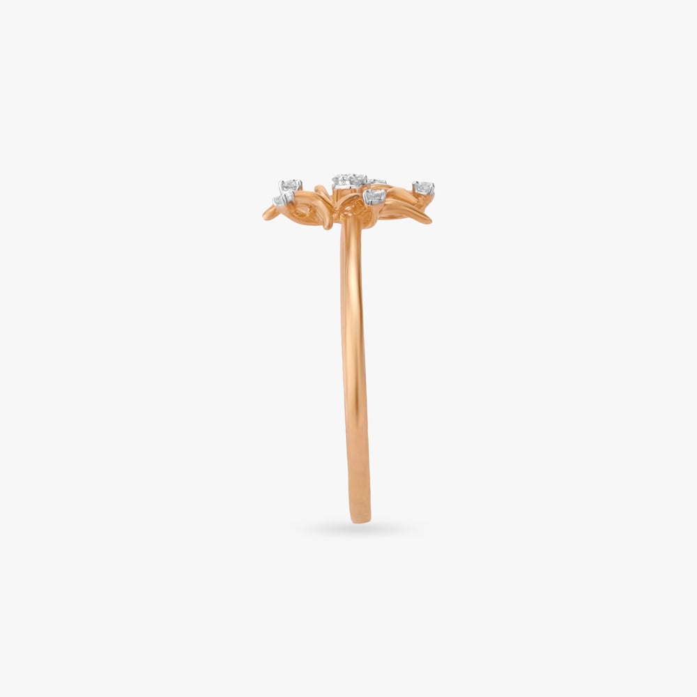 Floral Burst Diamond Ring,,hi-res image number null