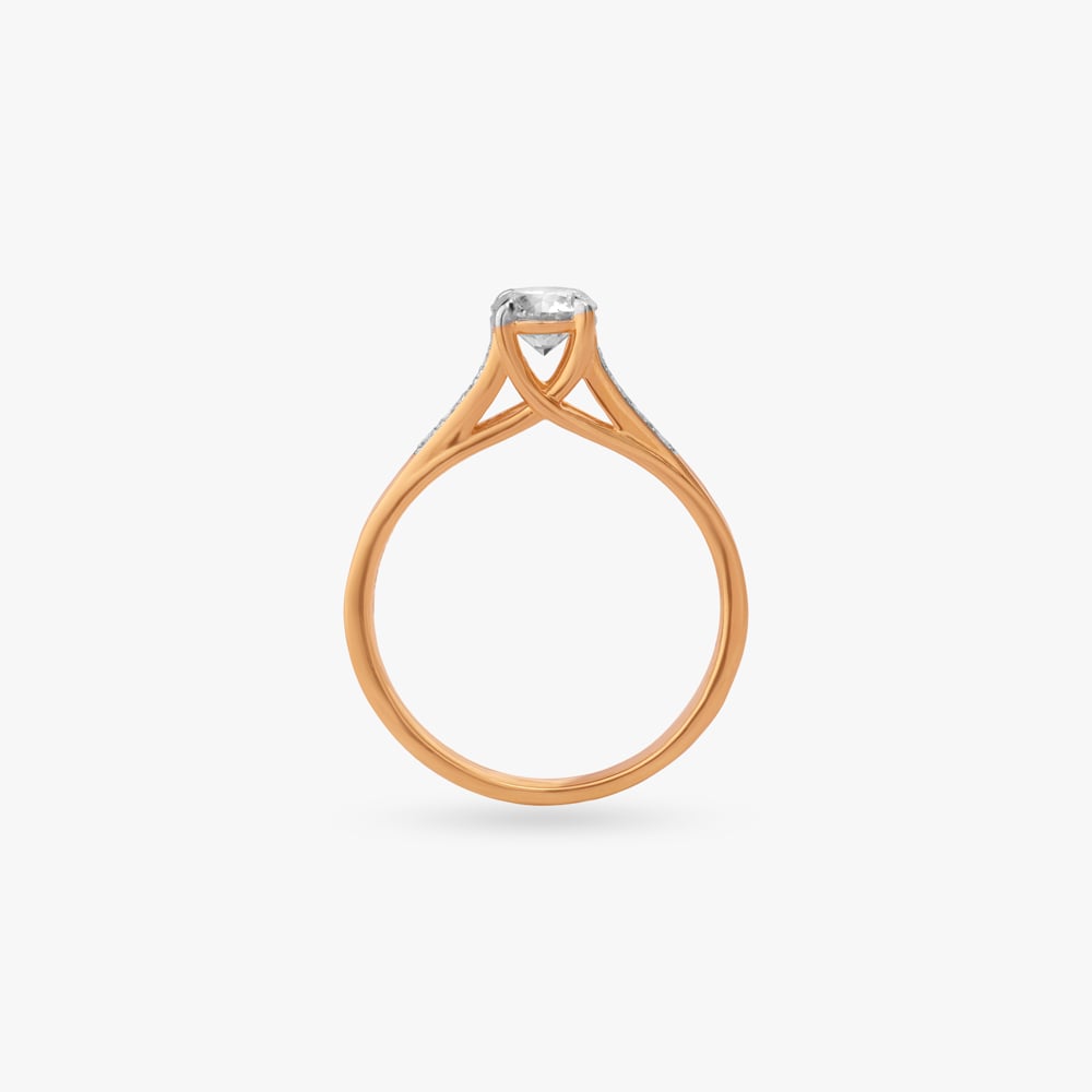 Brilliant Path Solitaire Finger Ring,,hi-res image number null