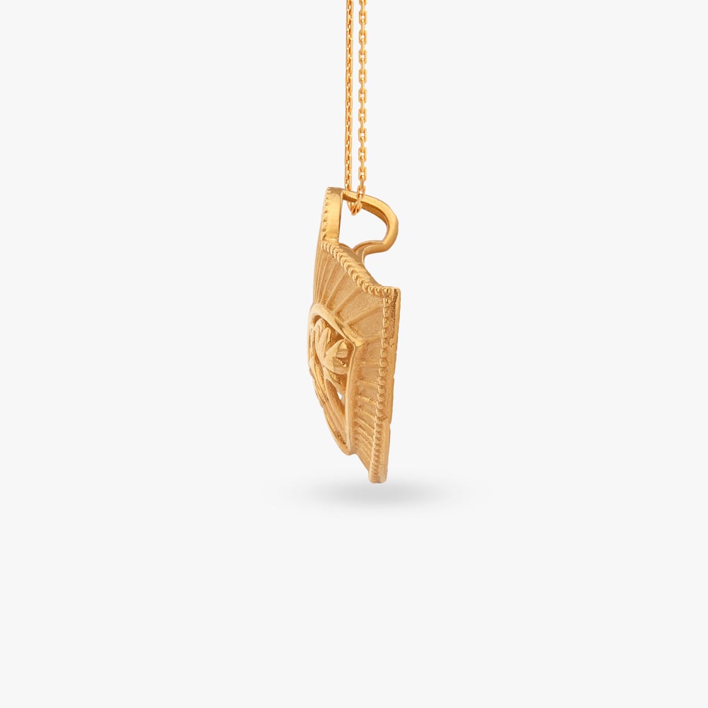 

Radiant Petal Gold Pendant