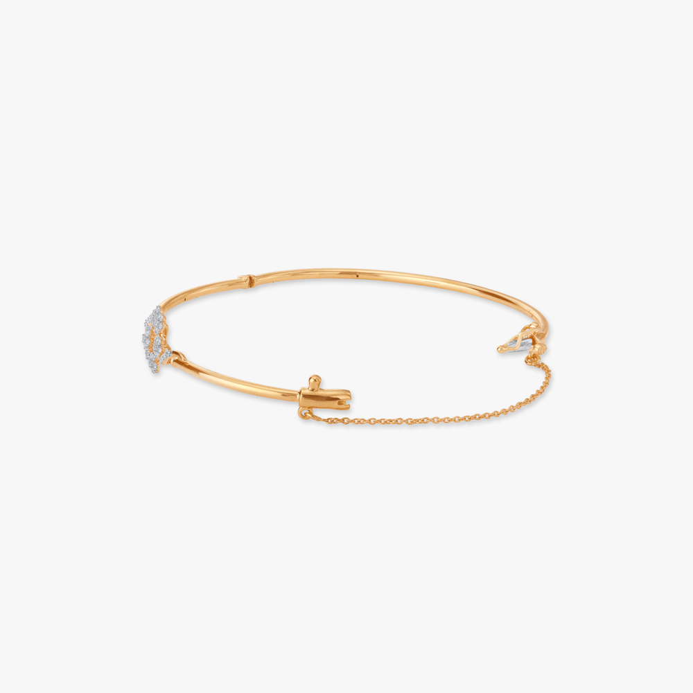 Snowflake Spark Diamond Bangle,,hi-res image number null