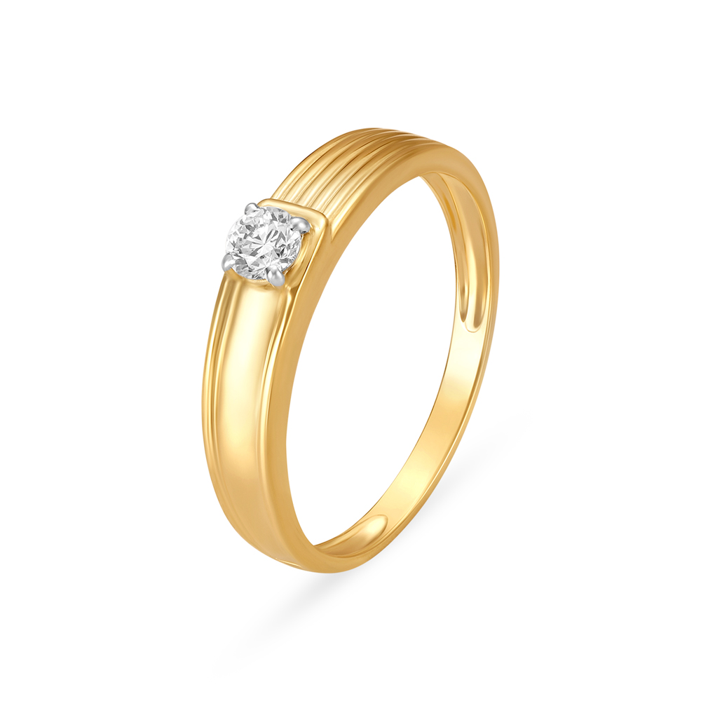 18 karat gold ring tanishq discount