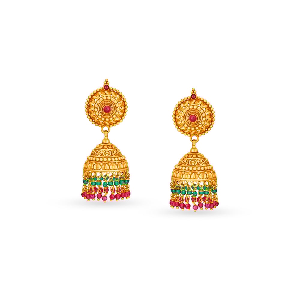 

Royal Splendor Gold Drop Earrings