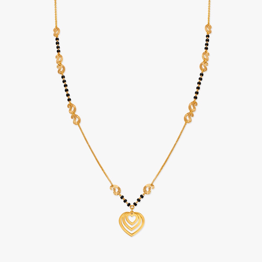 Edgy Hearts Mangalsutra,,hi-res image number null