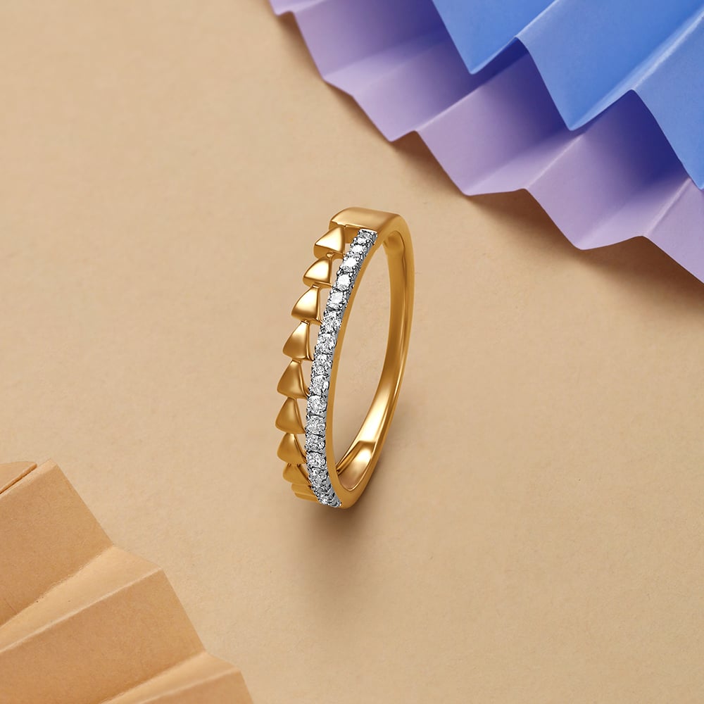 Buy Impon Finger Ring Floral Design Daily Wear Panchaloha Casting Plain Ring  Online