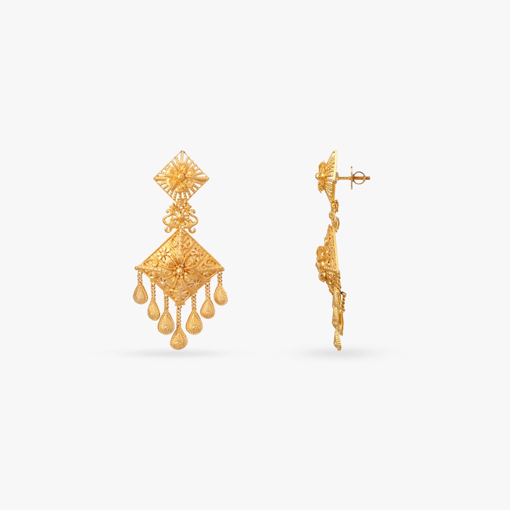 Majestic Peacock Gold Necklace Set,,hi-res image number null