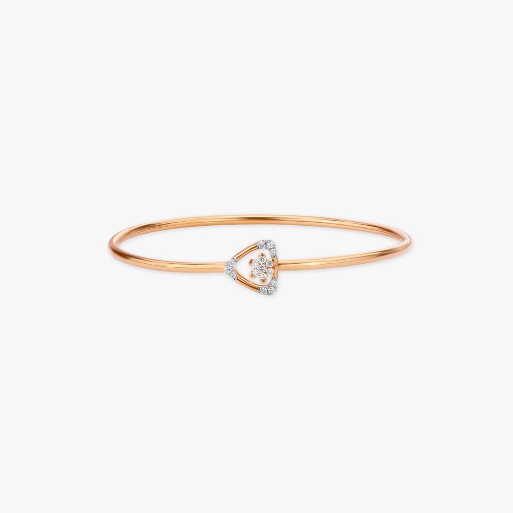 Triangle Bloom Diamond Bangle,,hi-res image number null