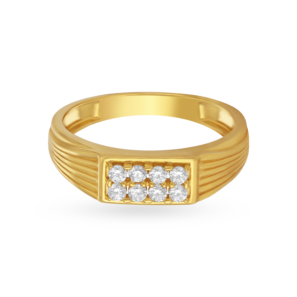 Stylish Gold Men's Gold Finger Ring,,hi-res image number null