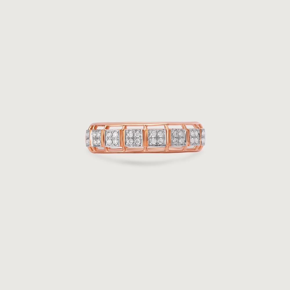 Cubic Splendour Gold & Diamond Finger Ring,,hi-res image number null