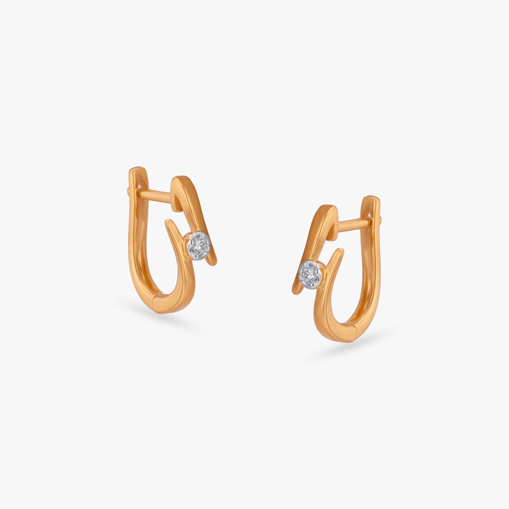 Axis Glow Diamond Hoop Earrings,,hi-res image number null