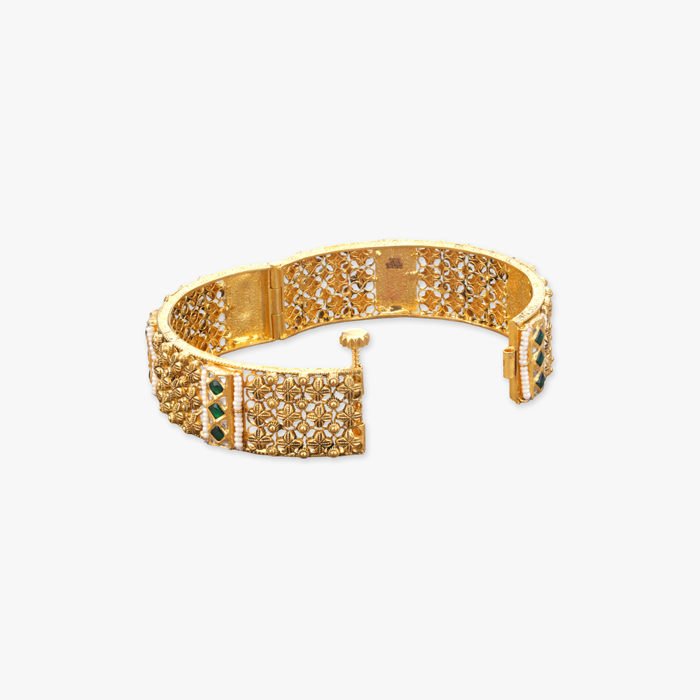 Hariyali Banno Gold Bangles,,hi-res image number null