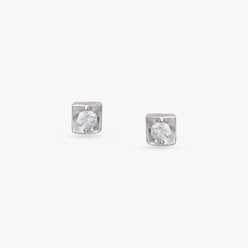 Glacier Glow Diamond Stud Earrings,,hi-res image number null