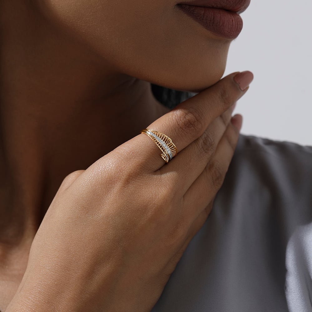 Radiant Balance Diamond Ring,,hi-res image number null