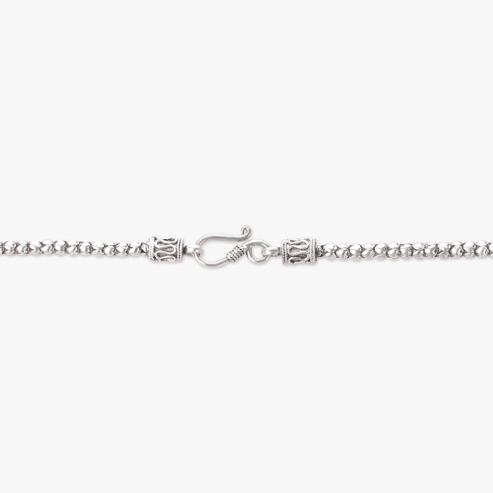 Beaded Gleam Silver Chain,,hi-res image number null
