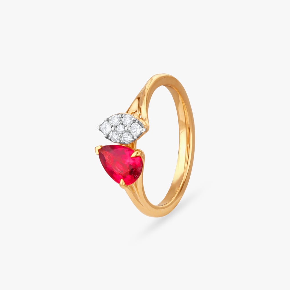 Bold Spark Diamond Finger Ring,,hi-res image number null
