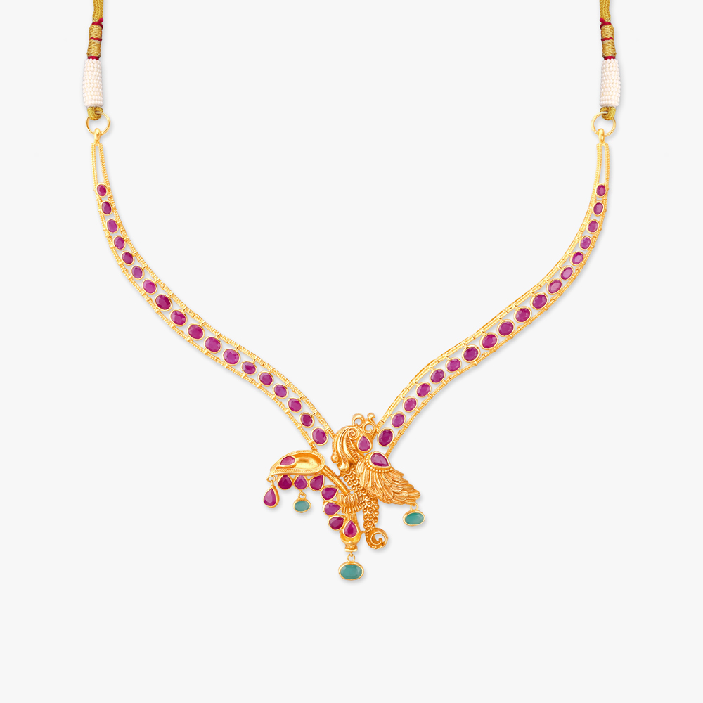 Divine Annapakshi Necklace set,,hi-res image number null