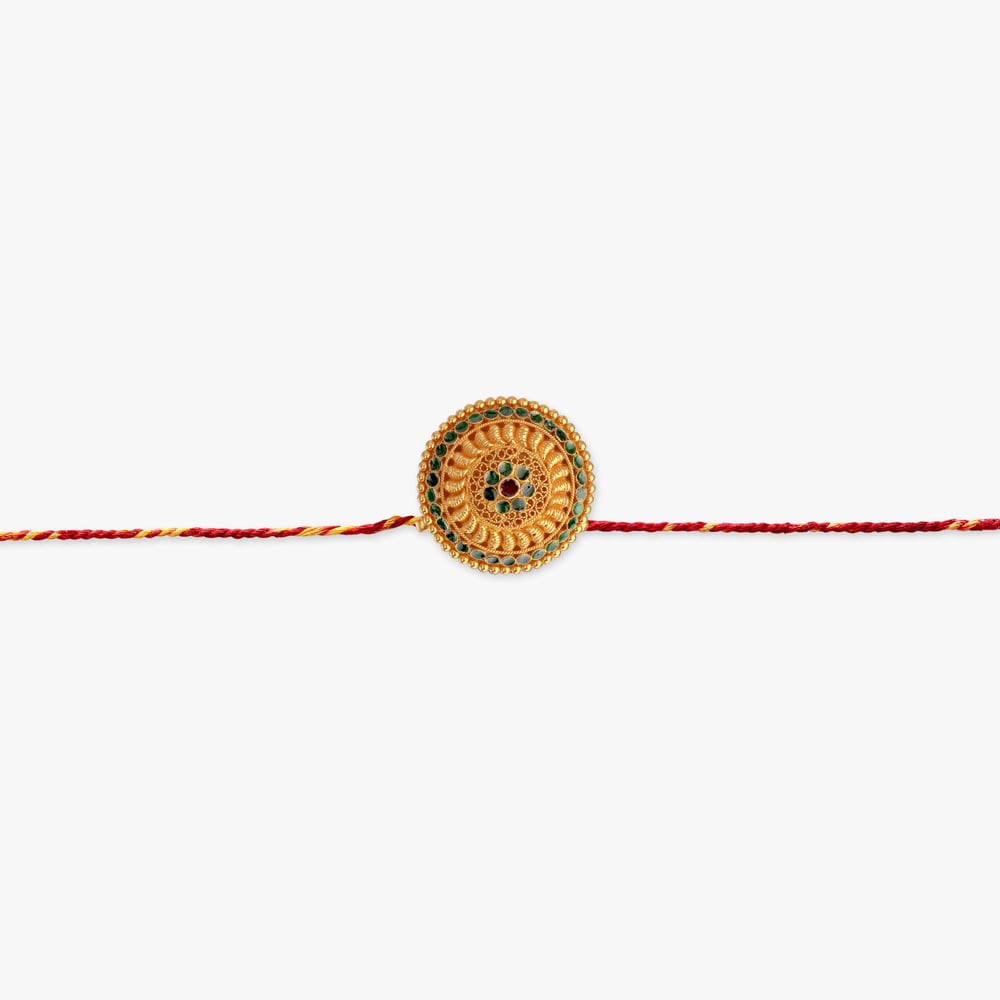 Verdant Halo Gold Maang Tikka,,hi-res image number null