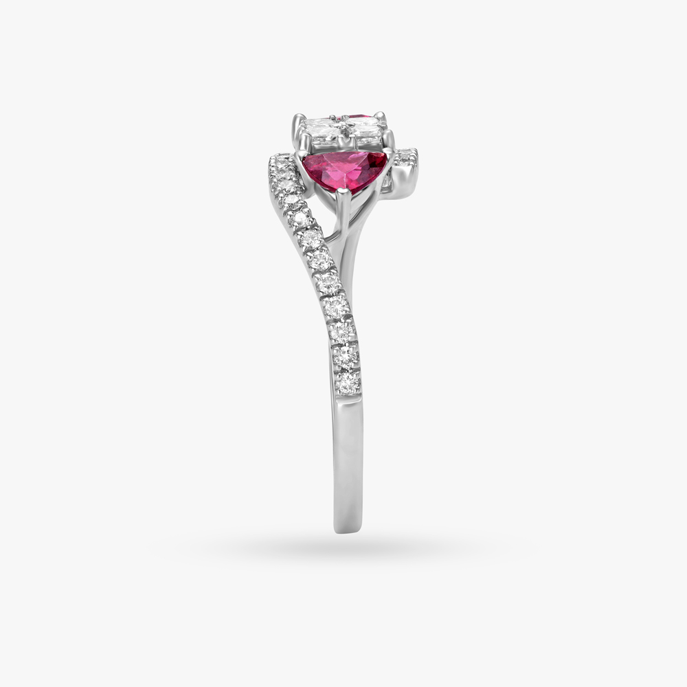 Scintillating Diamond and Garnet Ring,,hi-res image number null