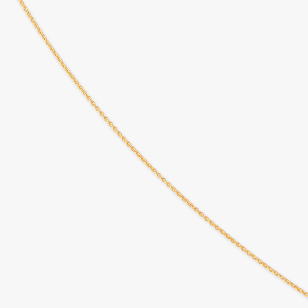 Swirl Bead Gold Chain,,hi-res image number null
