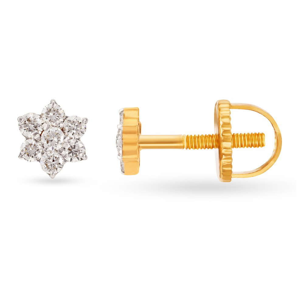 Charming Seven Stone Diamond Stud Earrings,,hi-res image number null