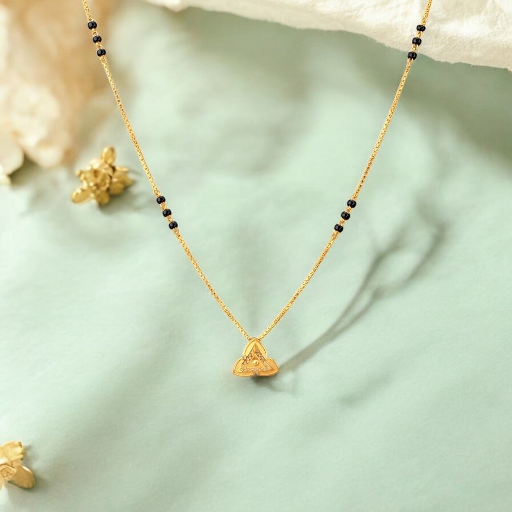 Trinity Touch Gold Mangalsutra,,hi-res image number null