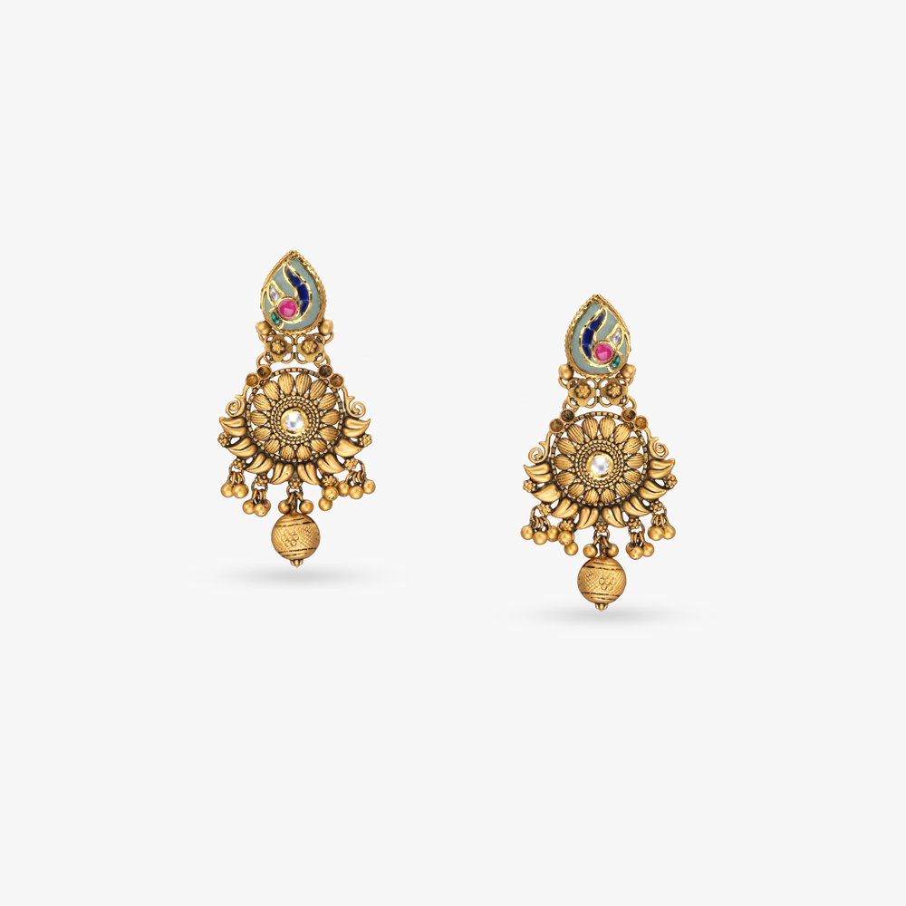 Ghungroo Gatha Gold Necklace set,,hi-res image number null