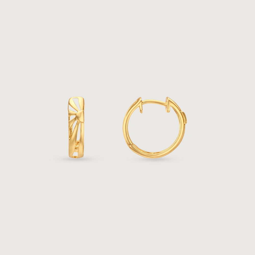Bold Radiant Gold Hoop Earrings,,hi-res image number null