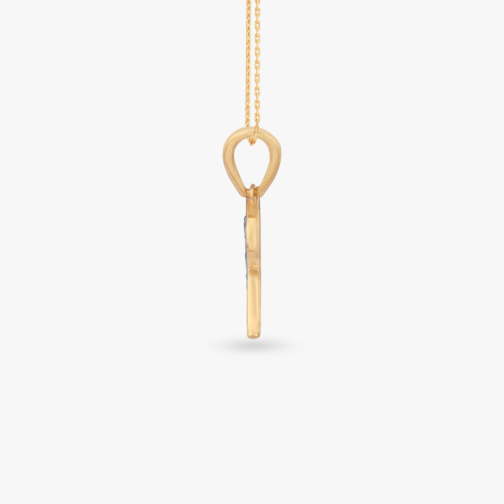 Signature R Diamond Pendant,,hi-res image number null