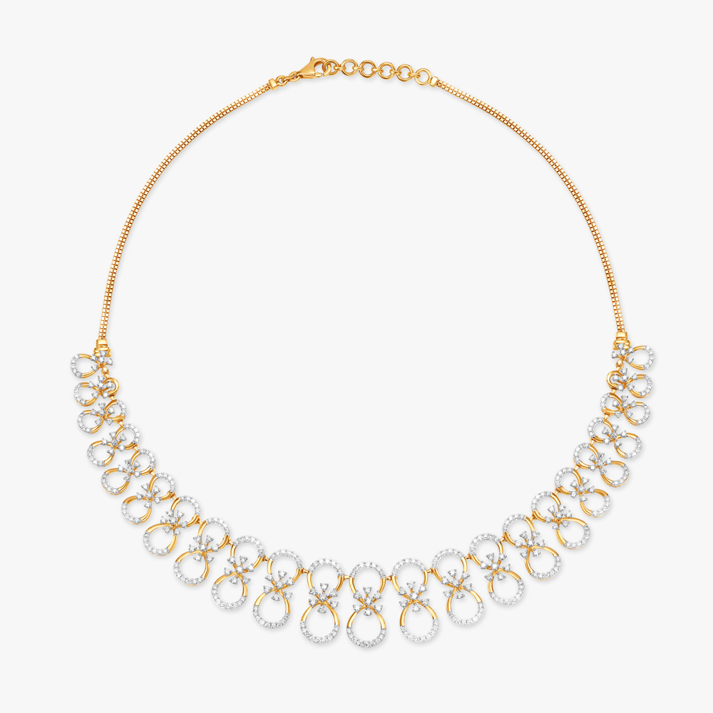 Infinite Grace Natural diamond Necklace Set,,hi-res image number null