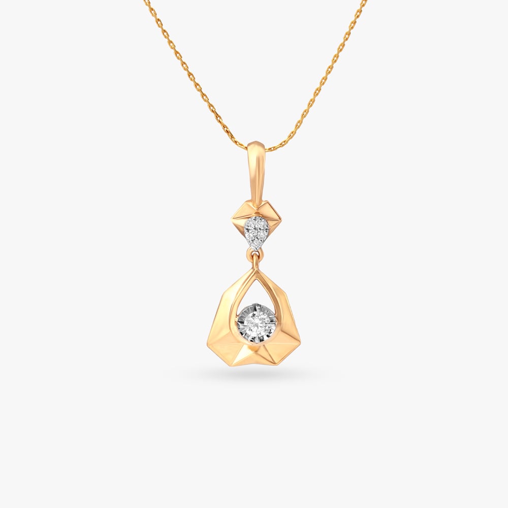Vertex Flow Diamond Pendant,,hi-res image number null