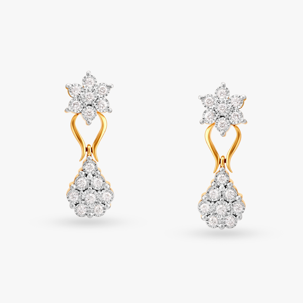 Blooming Beauty Diamond Necklace Set,,hi-res image number null