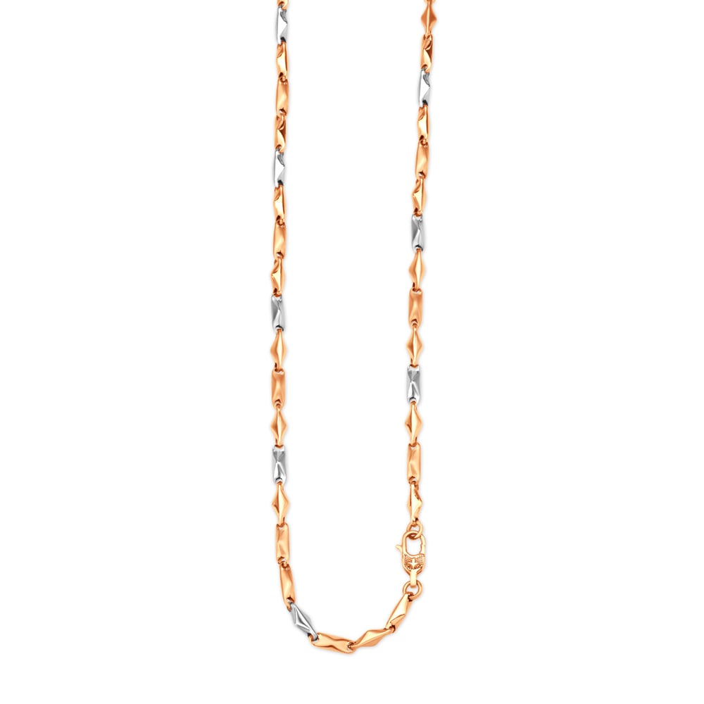 Modern Dual Tone Gold Chain For Men,,hi-res image number null