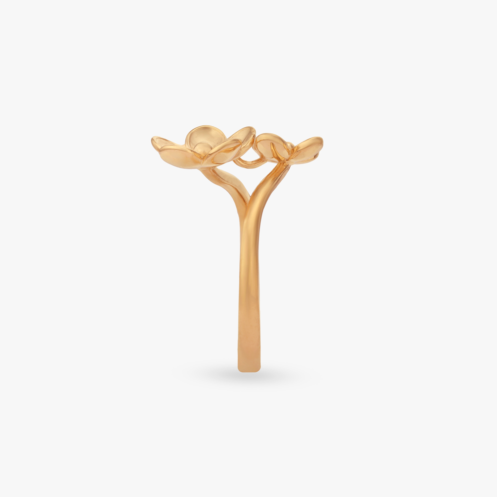 Blooming Petals Gold Ring,,hi-res image number null