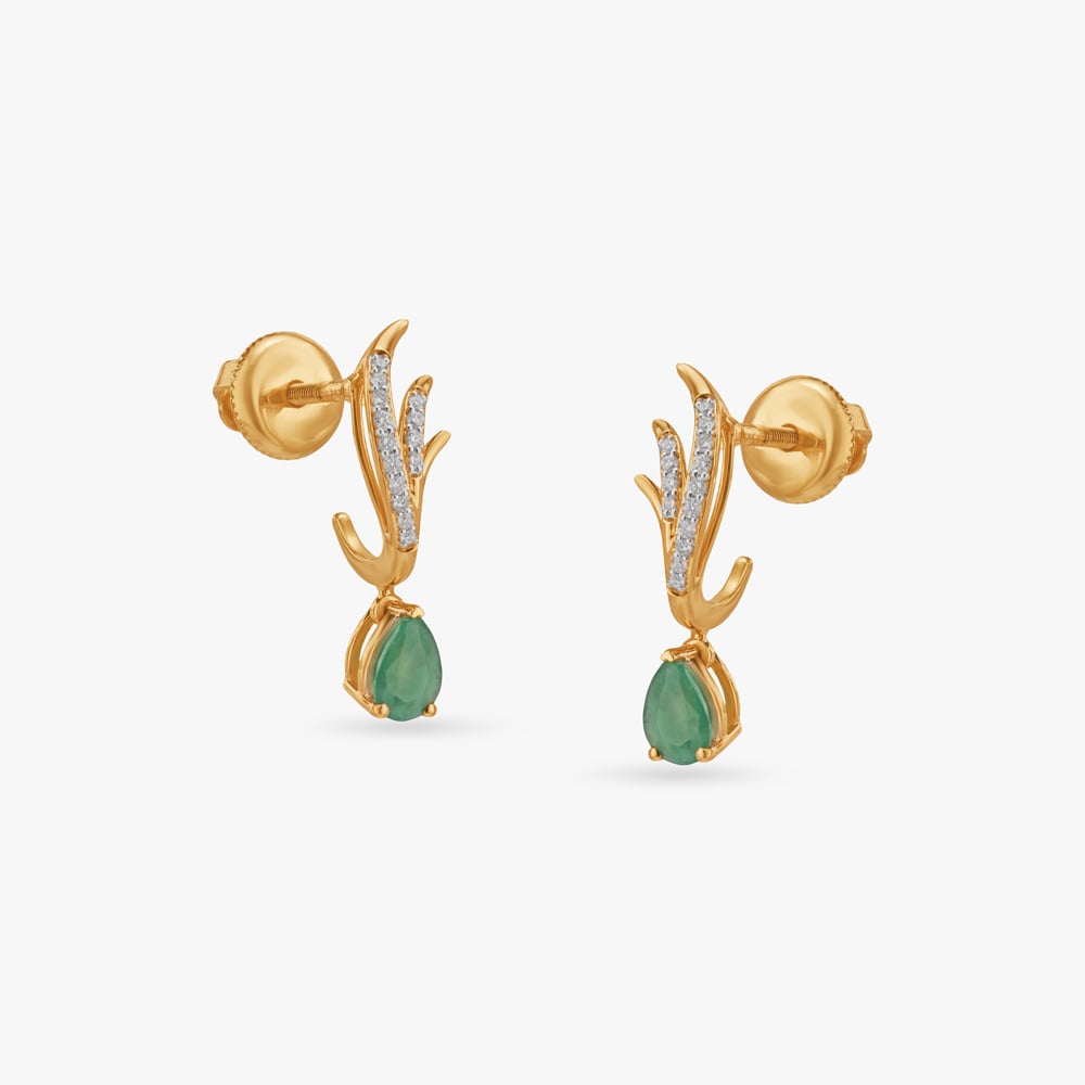 

Enchanted Whirl Diamond Drop Earrings