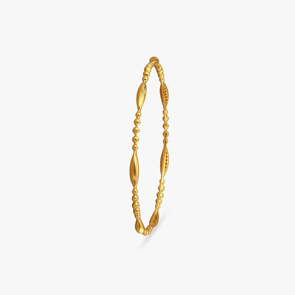 Petal Flow Gold Bangle,,hi-res image number null