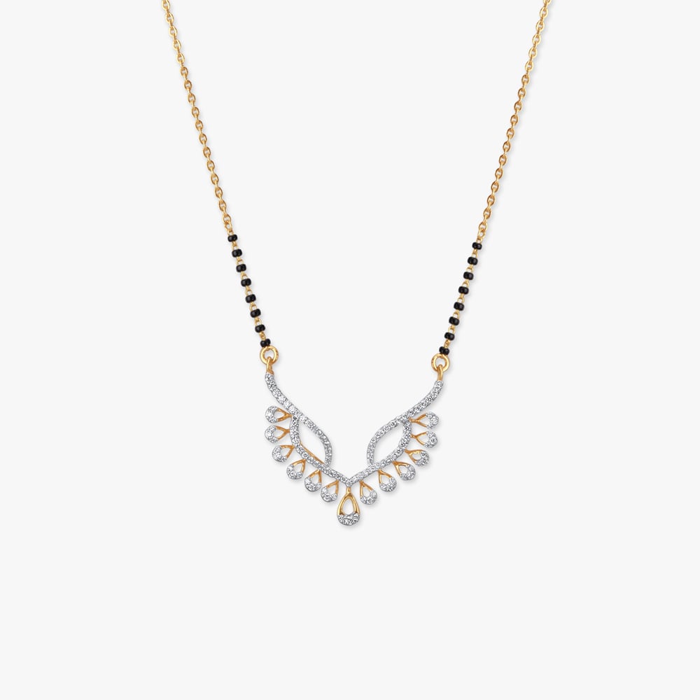 

Graceful Gleam Diamond Mangalsutra
