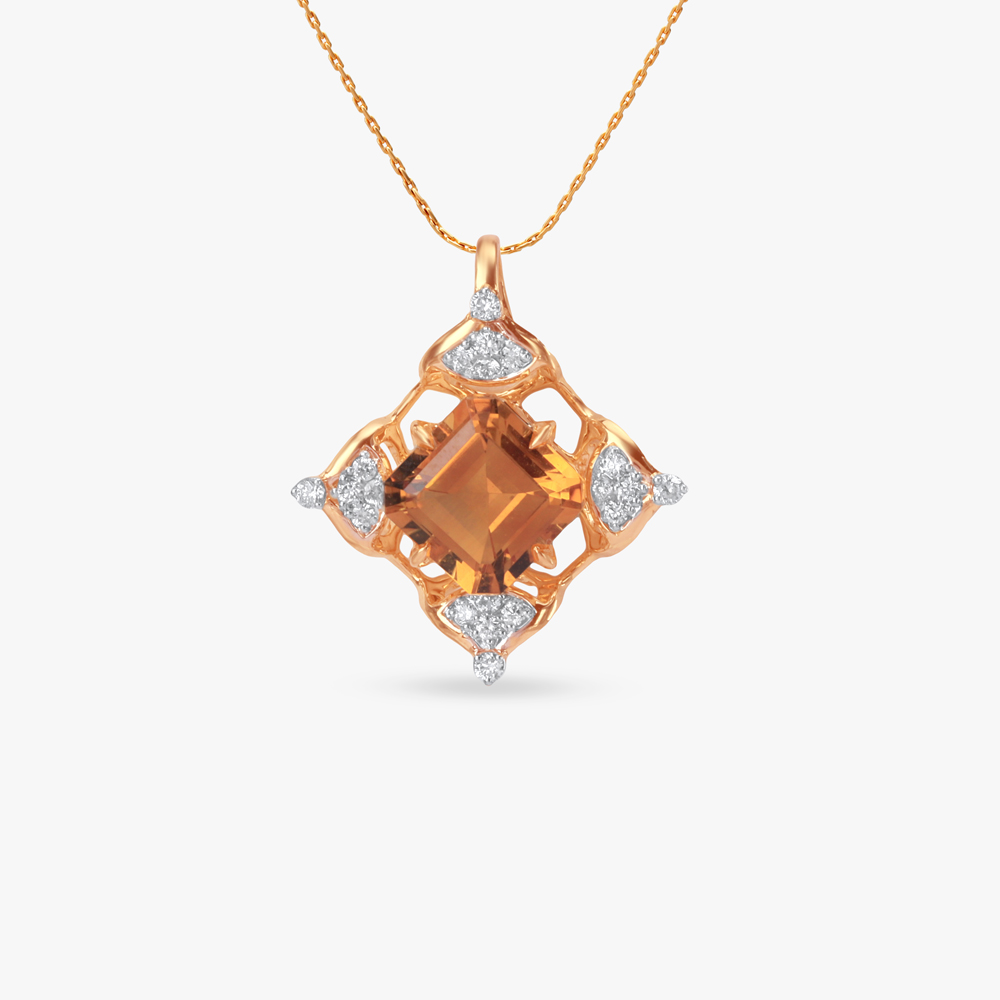 Artistic Lattice Diamond Pendant,,hi-res image number null