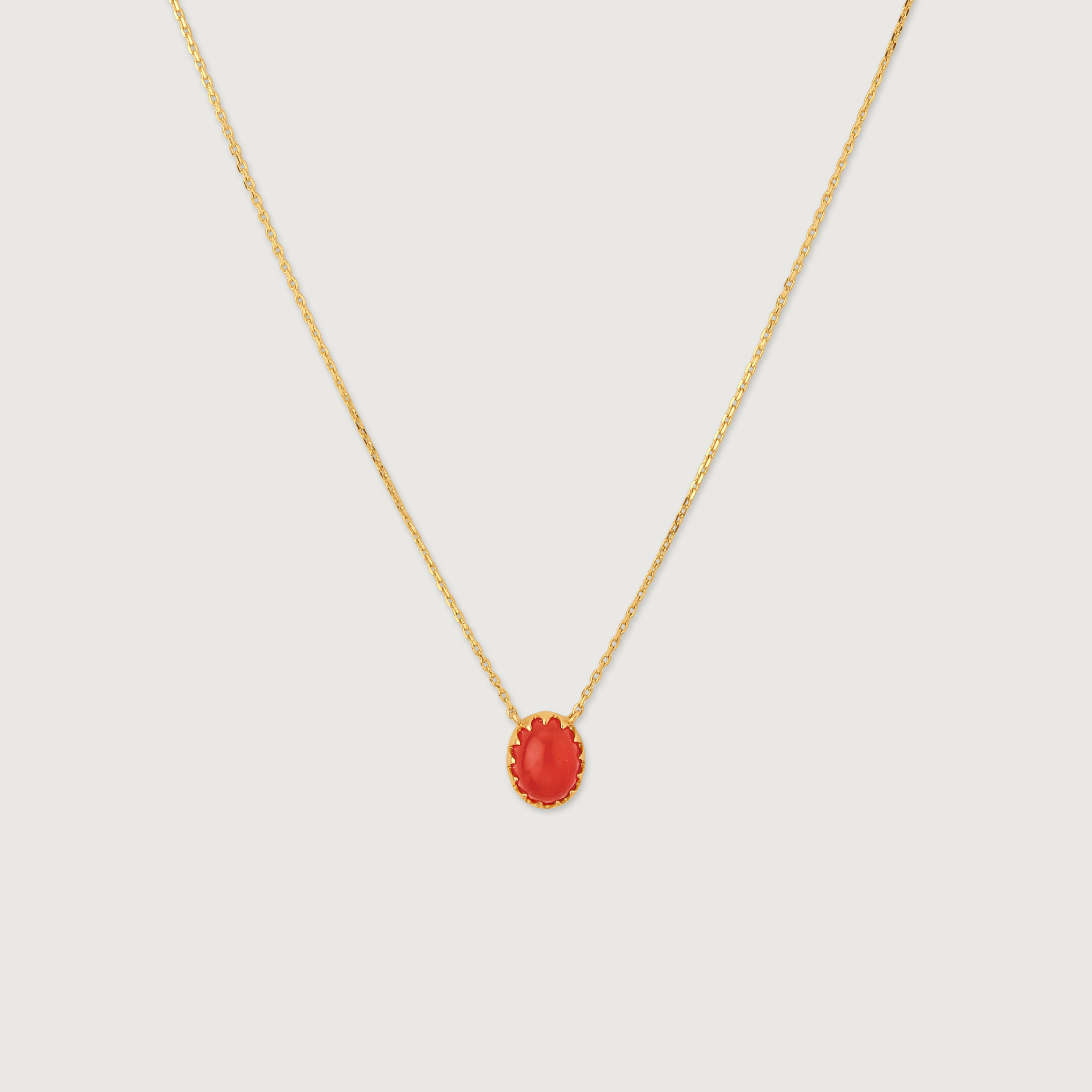 Delicate Radiant Carnelian Necklace,,hi-res image number null