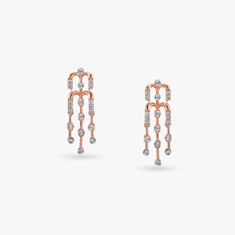 Blush Sparkle Diamond Necklace Set,,hi-res image number null