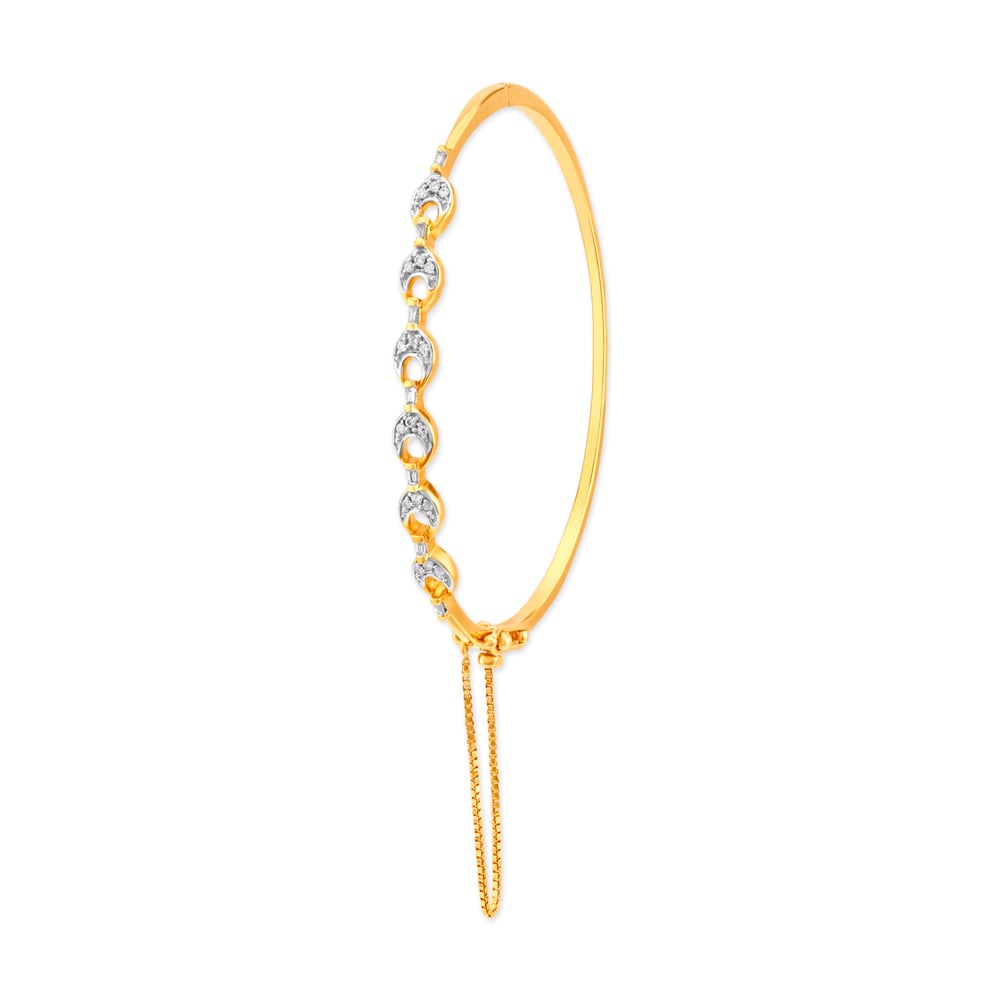 Abstract Diamond Bangle,,hi-res image number null